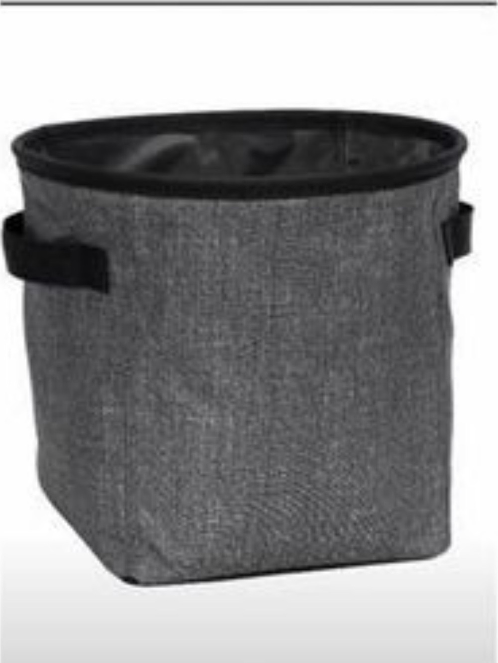 NWT Thirty-One  Mini Storage Bin in Charcoal Crosshatch